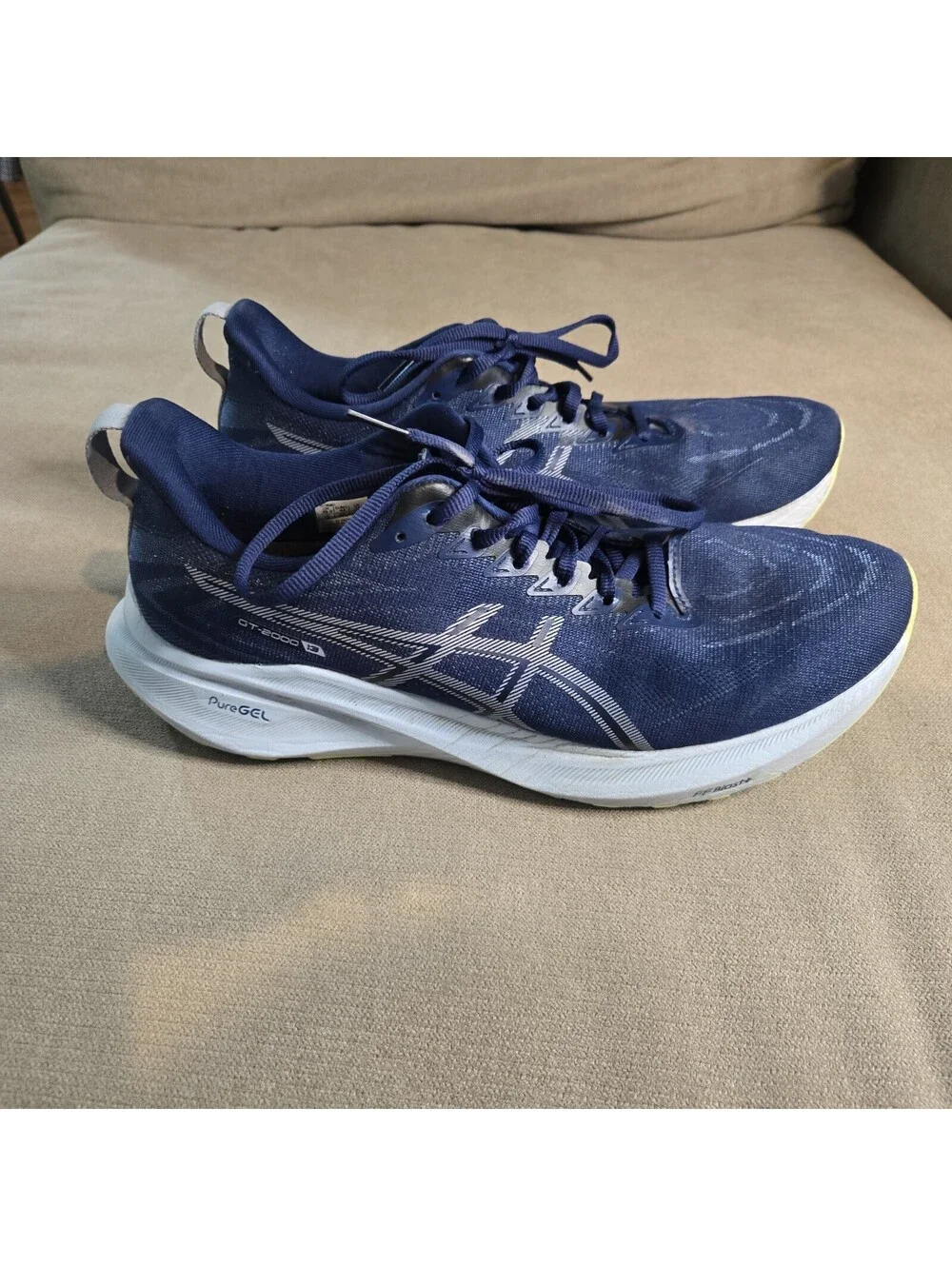Asics Men's GT 2000 13 Blue Road Running Shoes Sneakers Size 10